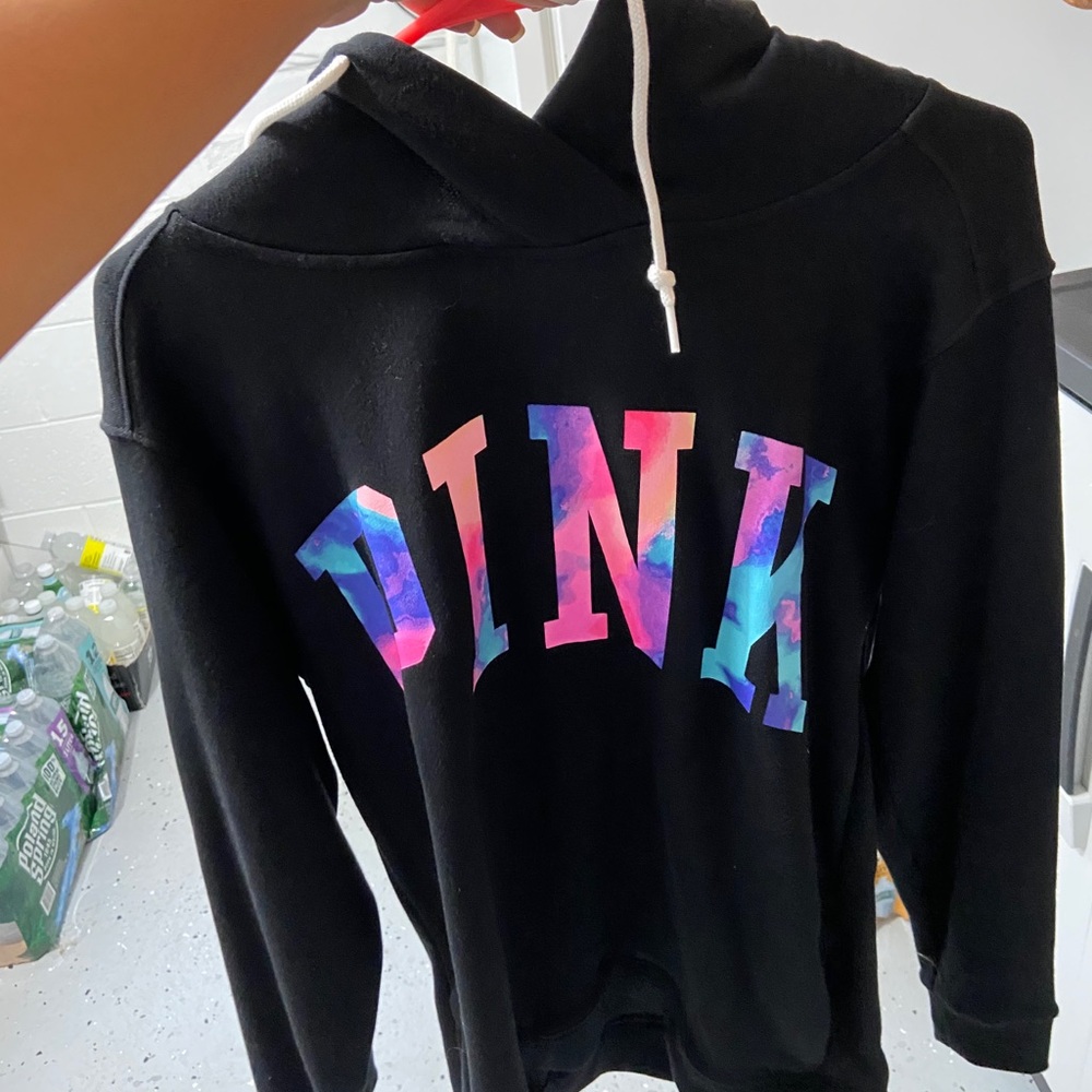 Pink hoodie